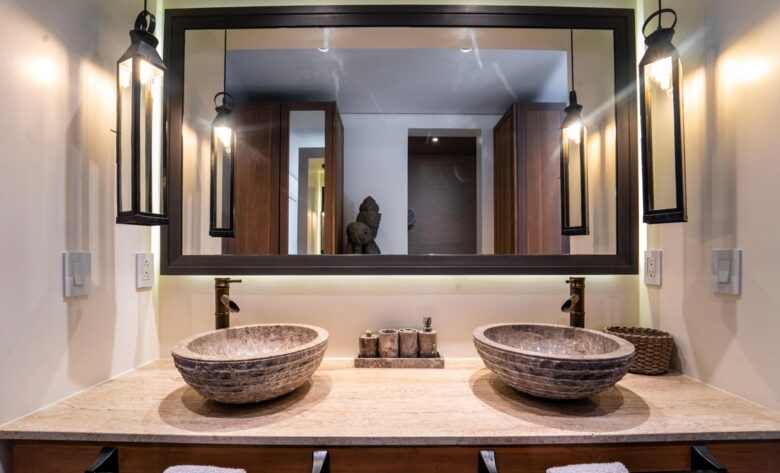 Bunk room bathroom