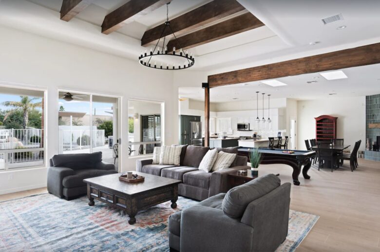 Open living room