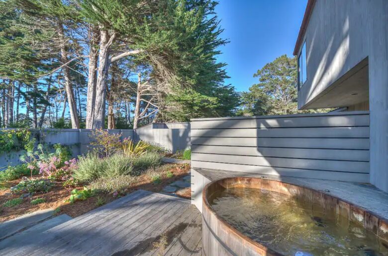 Beautiful coastal retreat at The Sea Ranch entryway