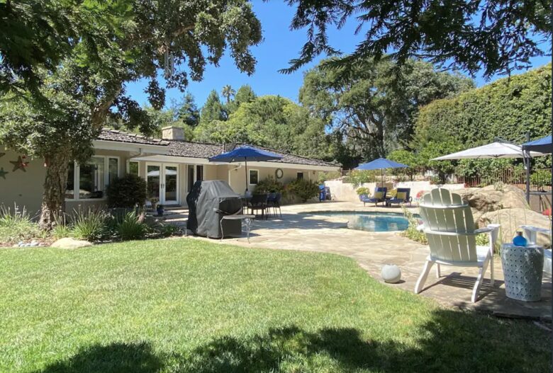 Backyard pool