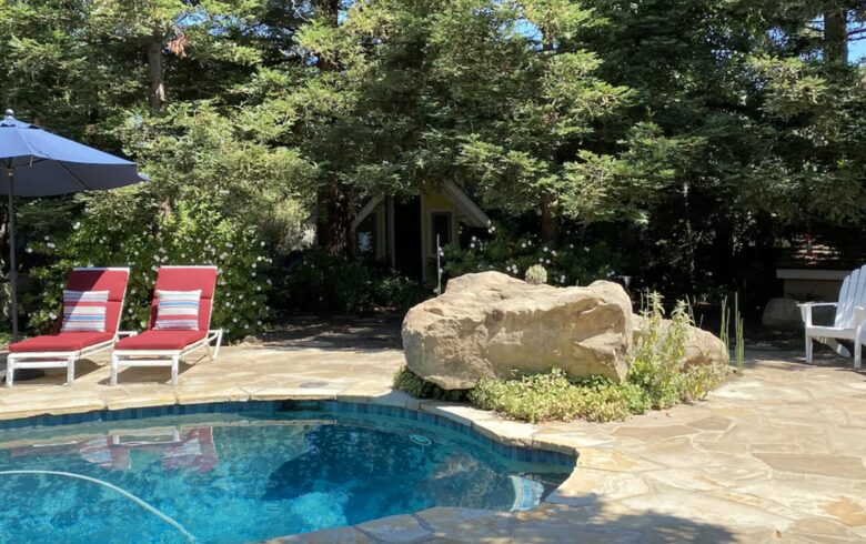 Backyard pool