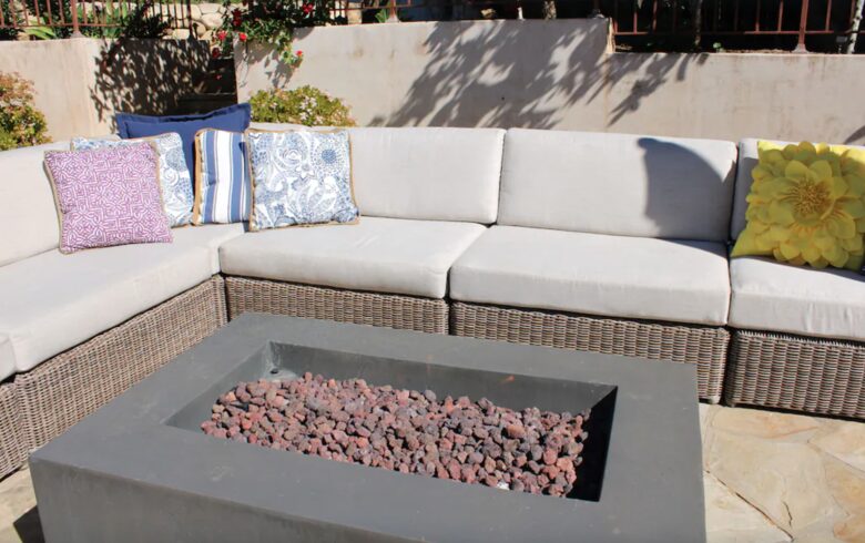 Backyard firepit