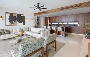 Living and kitchen