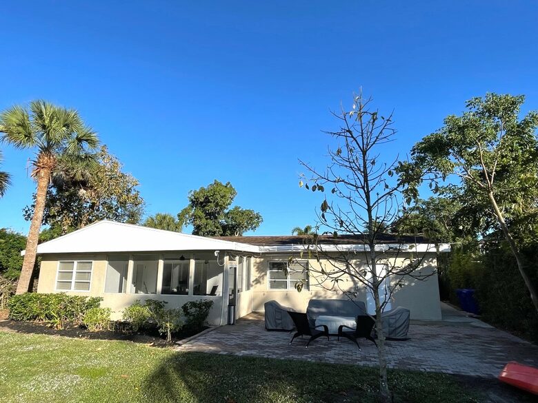 Home Exchange in Naples, FL canal with dock access