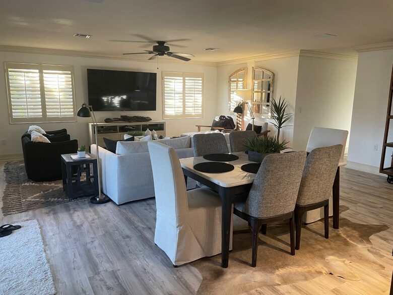 Home Exchange in Naples, FL open concept living space