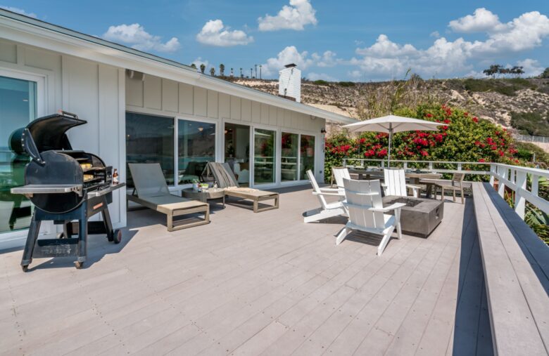 Patio on the beach