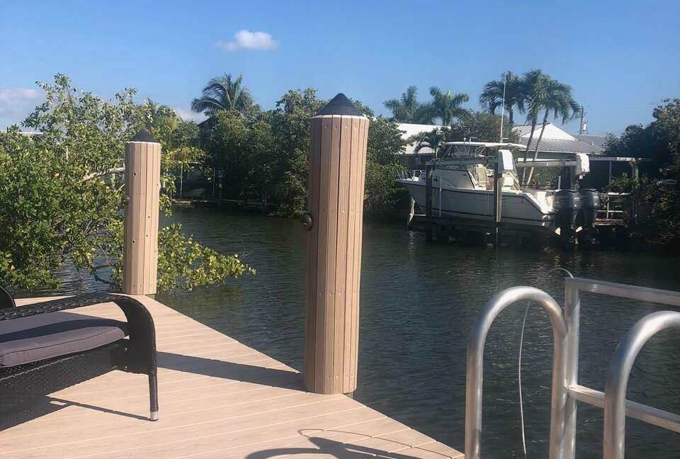 Home Exchange in Naples, FL dock on canal