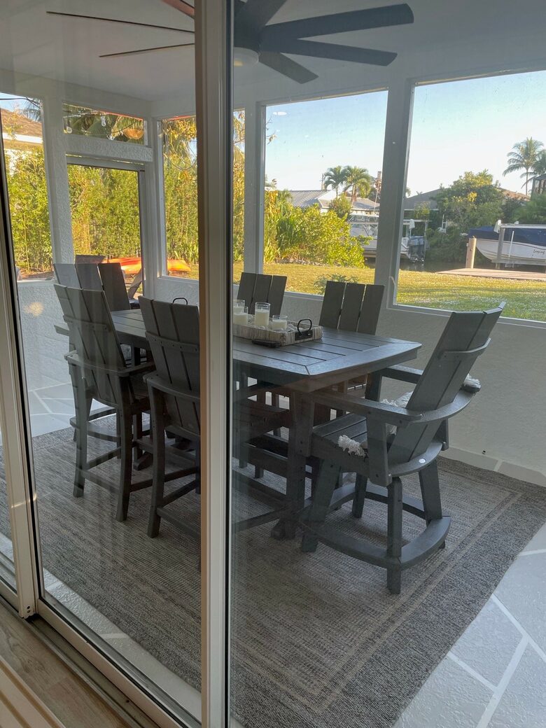 Home Exchange in Naples, FL screened in lanai