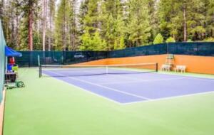 Home Exchange in Truckee, CA, Tahoe Donner tennis court