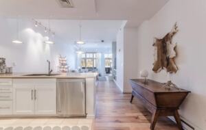Open living floor plan