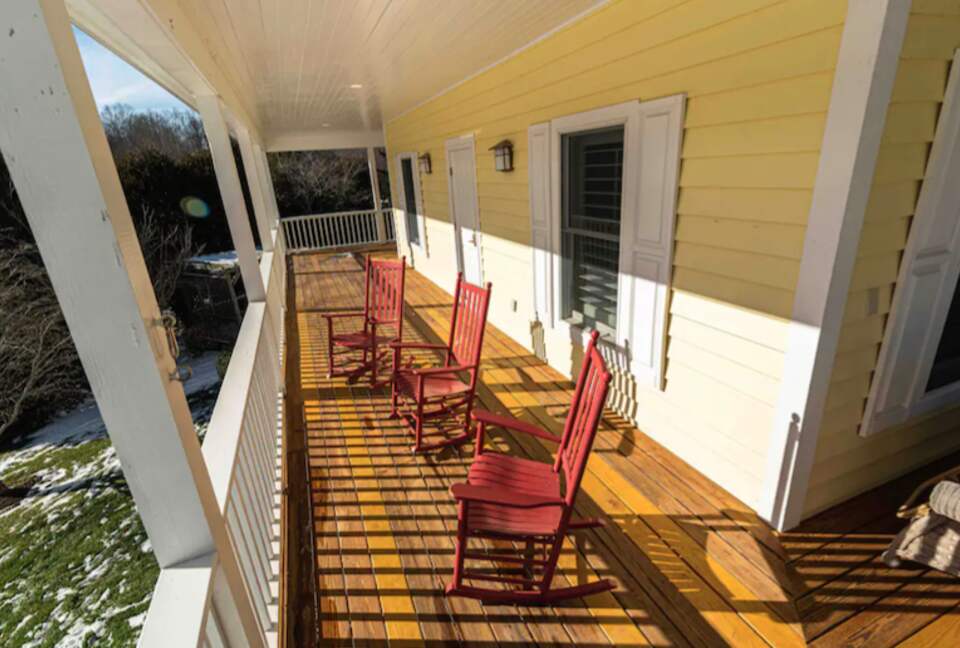 Wrap around deck