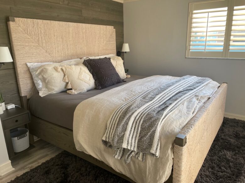 Home Exchange in Naples, FL, guest bedroom with contemporary designs