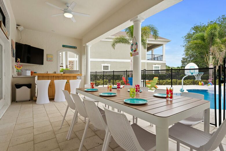 Pool area and lanai