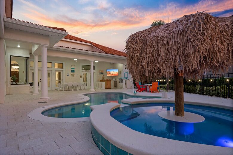 Pool area