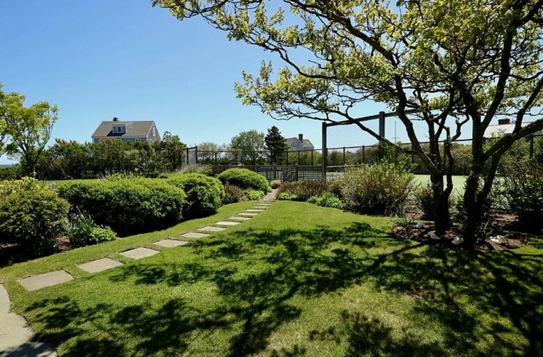 Manicured grounds