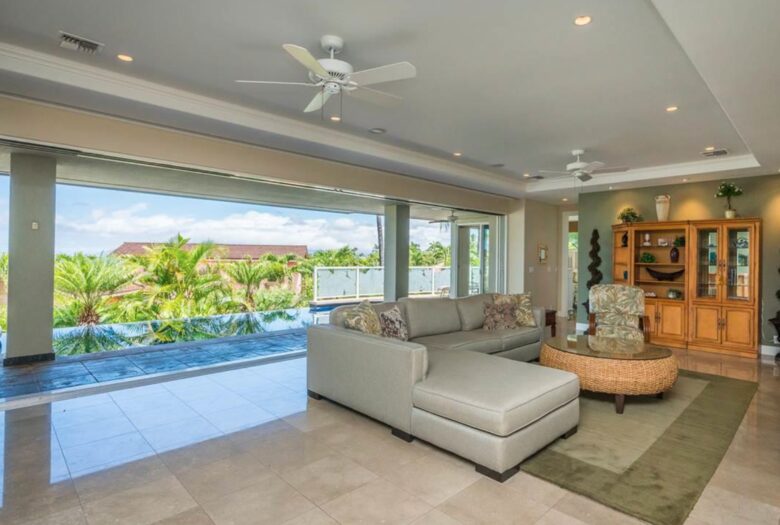 Open living room