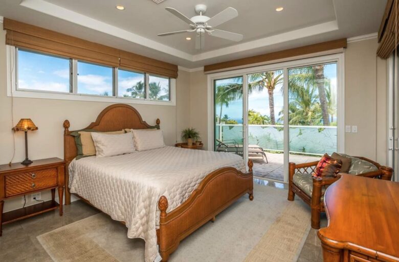 Guest room with walk out to balcony