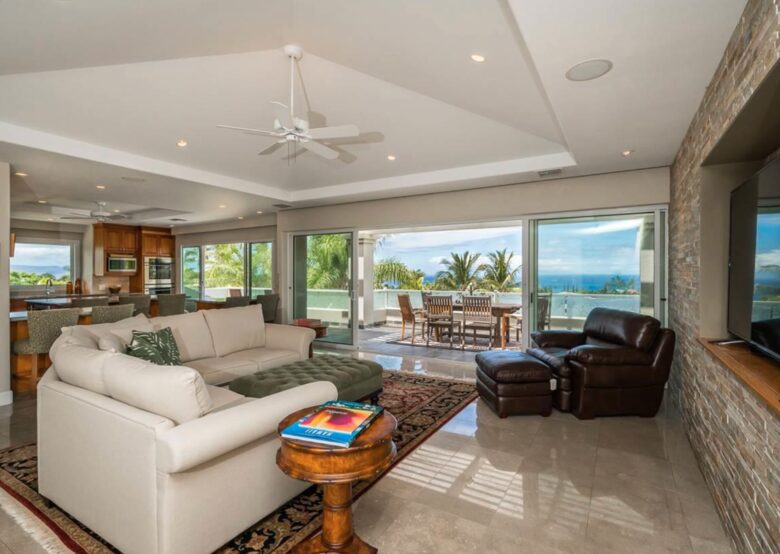 Open living room