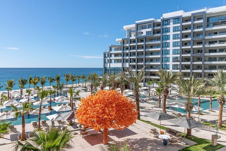 Home exchange in Los Cabos at Garza Blanca Resort, orange tree