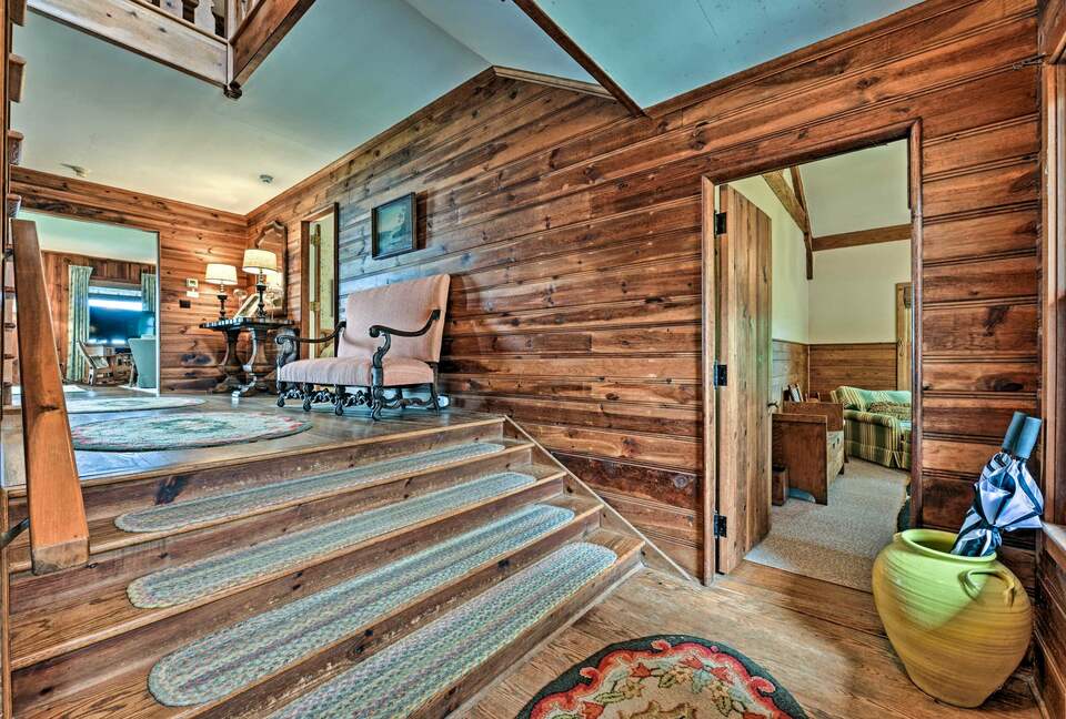 the welcoming foyer