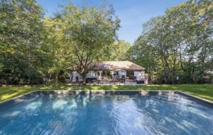 Home Exchange in Sag Harbor, NY expansive gated pool