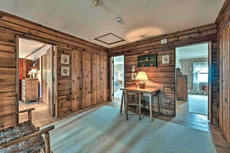 Bedrooms are on both the upper & lower levels of the home.