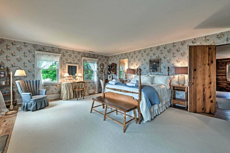 The master bedroom