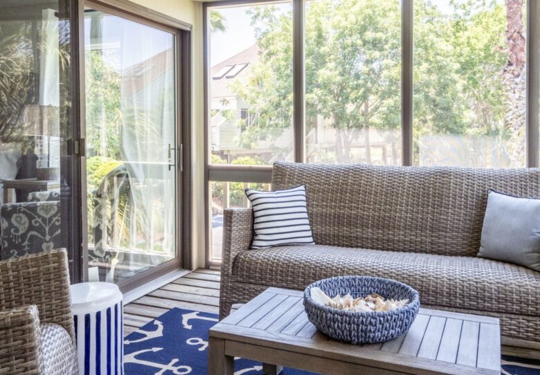 Screened porch