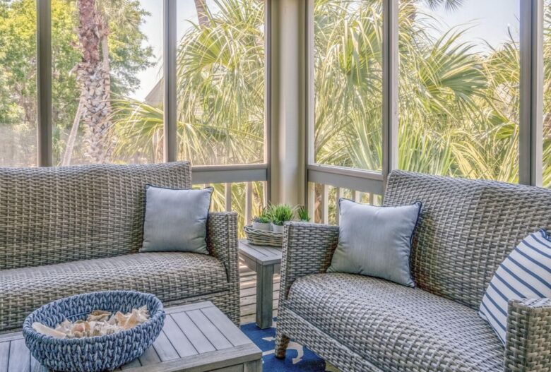 Screened porch