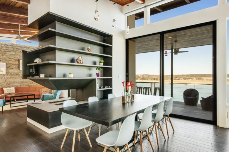 Home Exchange in Austin, TX modern and contemporary designs throughout