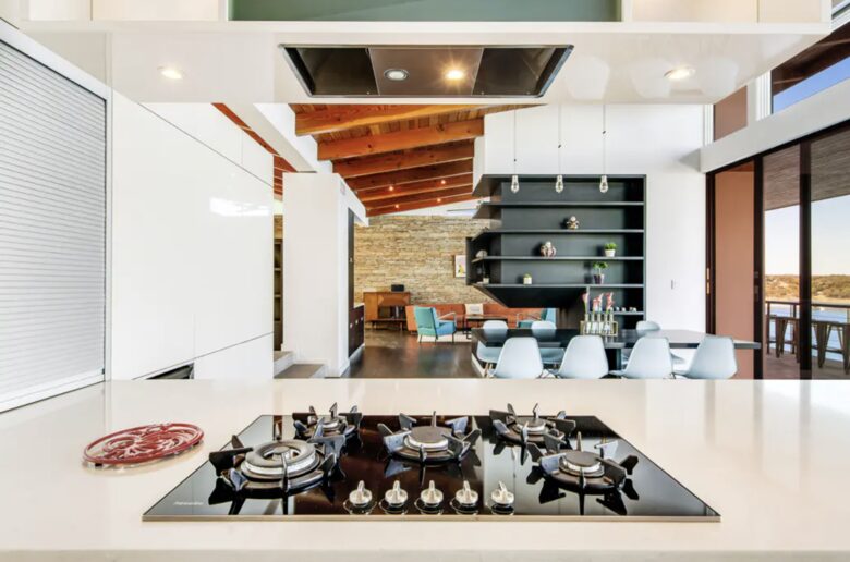 Home Exchange in Austin, TX gas stove