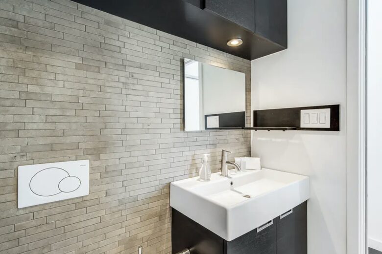 Home Exchange in Austin, TX hallway bathroom on main level
