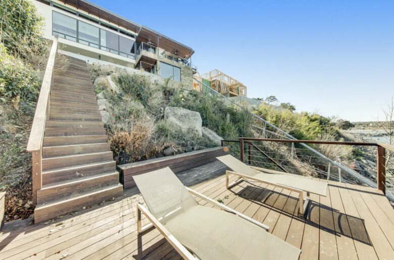 Home Exchange in Austin, TX tanning deck