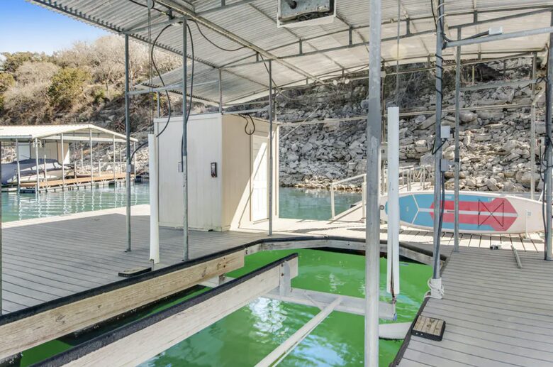 Home Exchange in Austin, TX dock boat lift