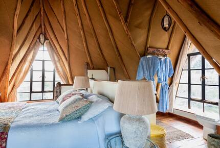 The Round House and Bunk Room at Olepangi Farm - full board - Mt. Kenya - Timau, Kenya