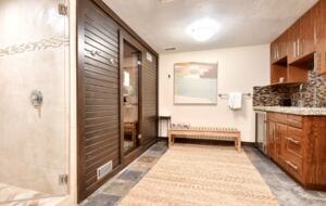 Sauna and steam shower