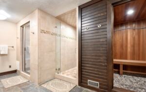 Sauna and steam shower