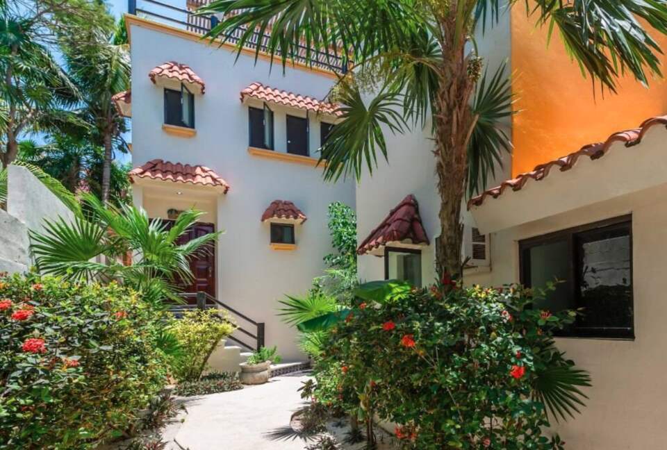 Exterior of villa