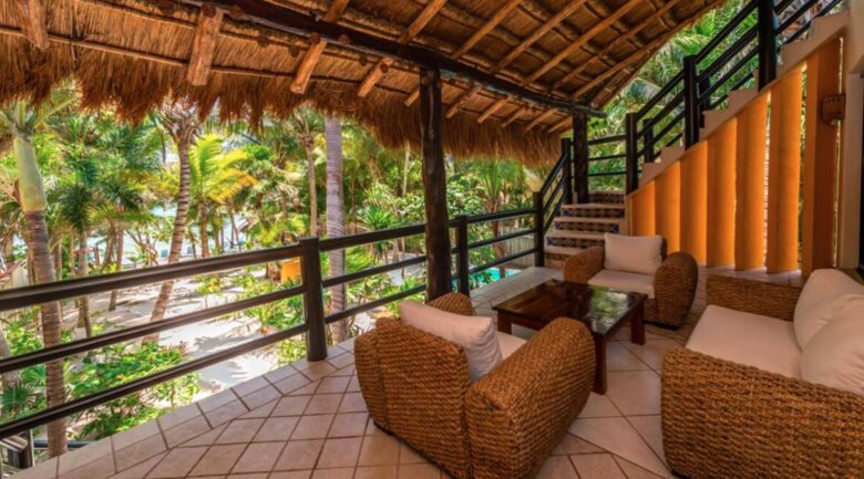 Upper patio