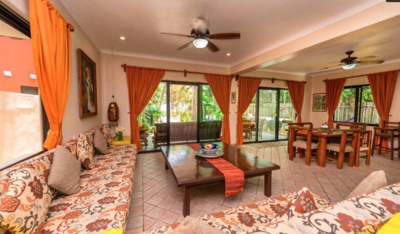 Open living room