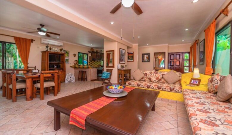 Open living room