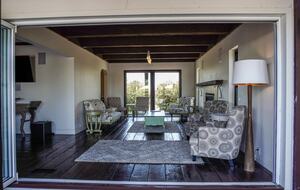 Home Exchange in Napa, CA open indoor outdoor living room