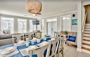 Open dining room