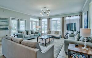 Stylish and chic dining room