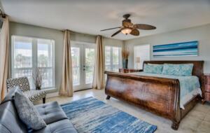 Master bedroom suite