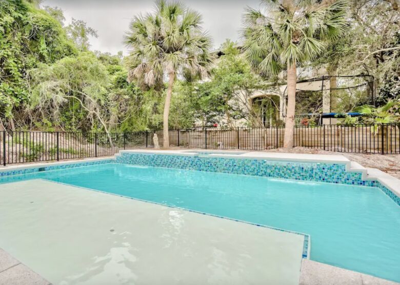 Backyard pool