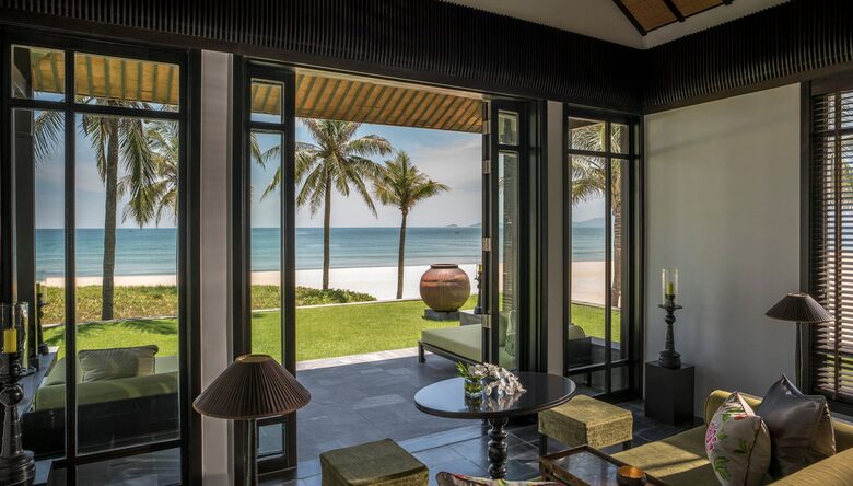 Ocean views from the living room