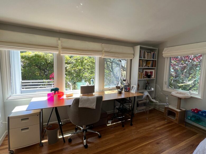 Home Exchange in Berkeley, CA bedroom 2 with garden view