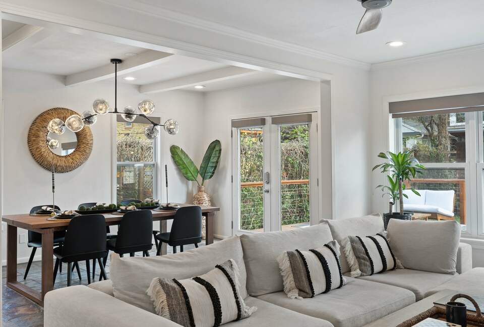 Open living room