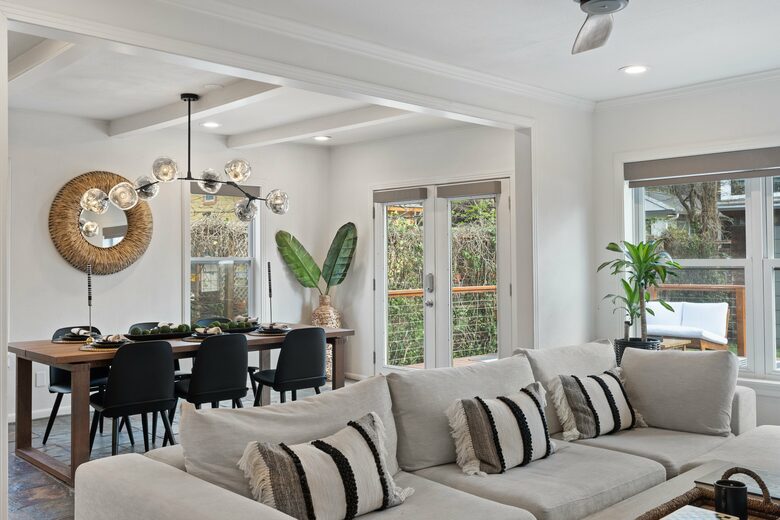 Open living room